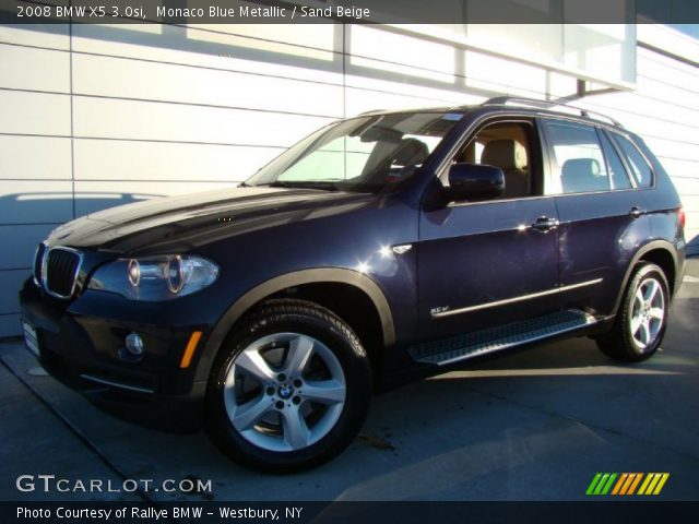 2008 BMW X5 3.0si in Monaco Blue Metallic