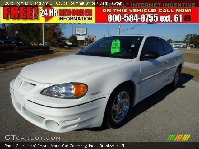 2005 Pontiac Grand Am GT Coupe in Summit White