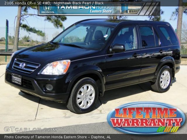 2006 Honda CR-V SE 4WD in Nighthawk Black Pearl