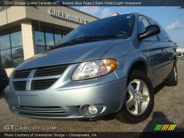2005 Dodge Grand Caravan SXT in Butane Blue Pearl