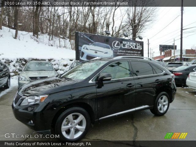 2010 Lexus RX 350 AWD in Obsidian Black