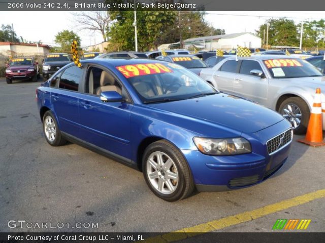 2006 Volvo S40 2.4i in Brilliant Blue Metallic