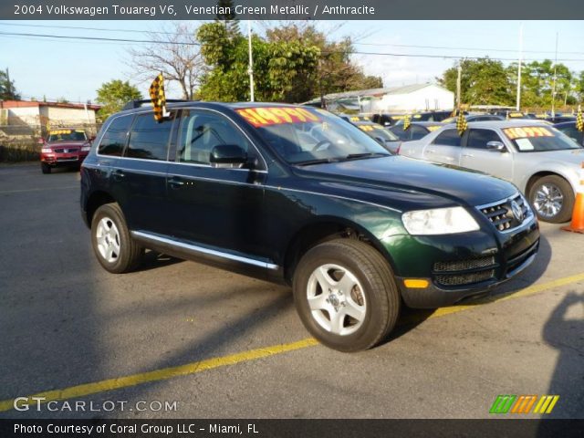 2004 Volkswagen Touareg V6 in Venetian Green Metallic