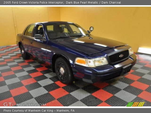 2005 Ford Crown Victoria Police Interceptor in Dark Blue Pearl Metallic