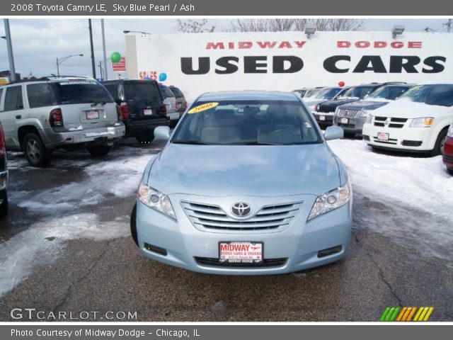 2008 Toyota Camry LE in Sky Blue Pearl