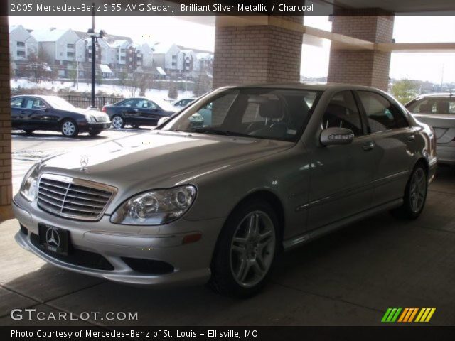 2005 Mercedes-Benz S 55 AMG Sedan in Brilliant Silver Metallic