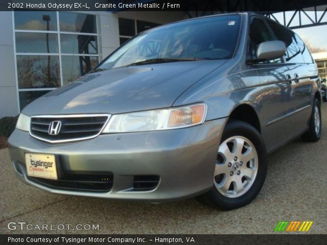 2002 Honda Odyssey EX-L in Granite Green Metallic