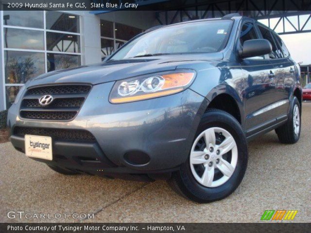 2009 Hyundai Santa Fe GLS in Slate Blue