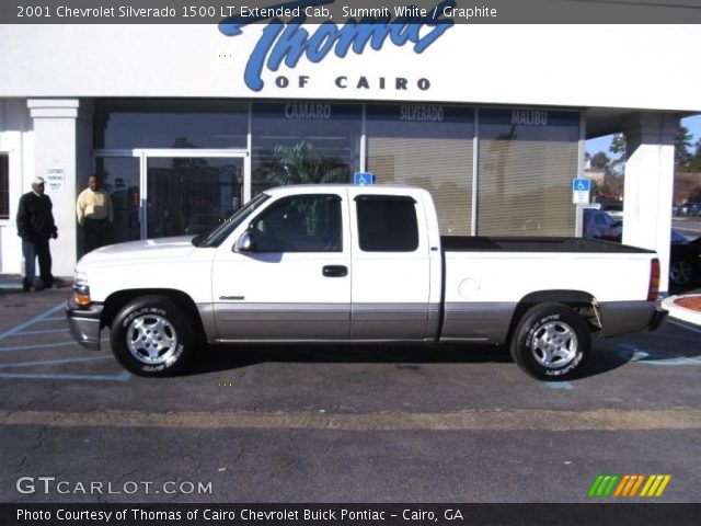 2001 Chevrolet Silverado 1500 LT Extended Cab in Summit White