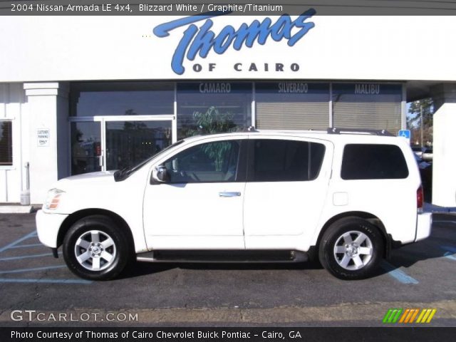 2004 Nissan Armada LE 4x4 in Blizzard White