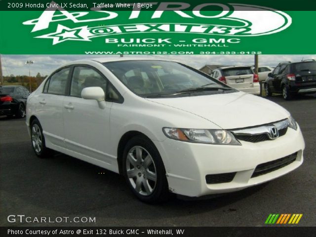 2009 Honda Civic LX Sedan in Taffeta White