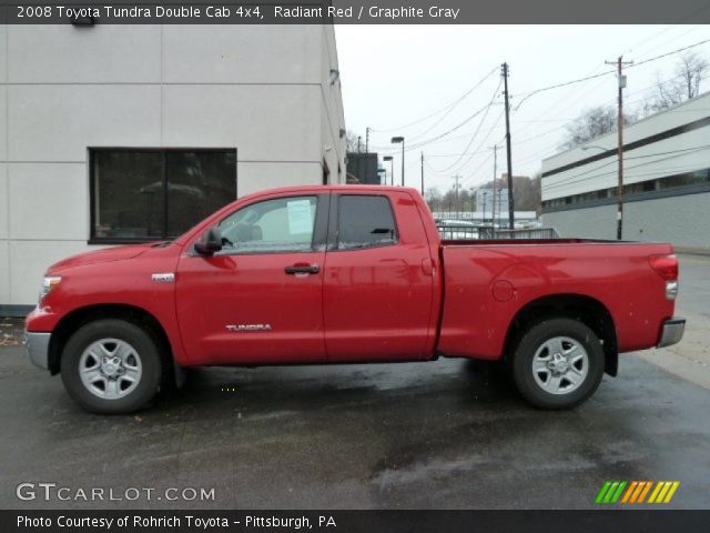 2008 Toyota Tundra Double Cab 4x4 in Radiant Red
