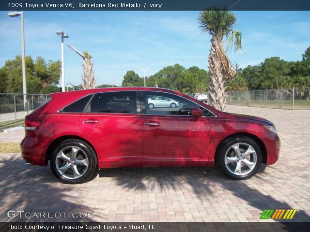 2009 Toyota Venza V6 in Barcelona Red Metallic