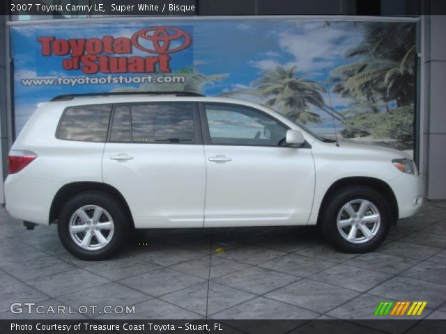 2007 Toyota Camry LE in Super White