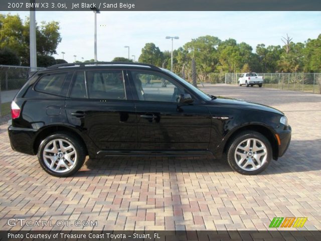 2007 BMW X3 3.0si in Jet Black