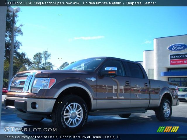 2011 Ford F150 King Ranch SuperCrew 4x4 in Golden Bronze Metallic