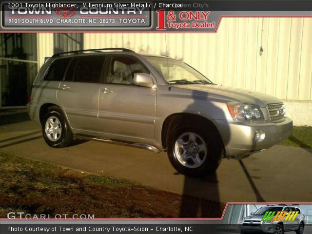 2001 Toyota Highlander  in Millennium Silver Metallic