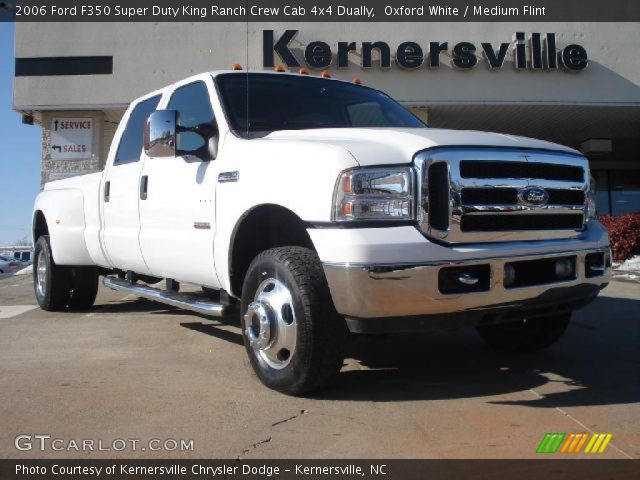 2006 Ford F350 Super Duty King Ranch Crew Cab 4x4 Dually in Oxford White