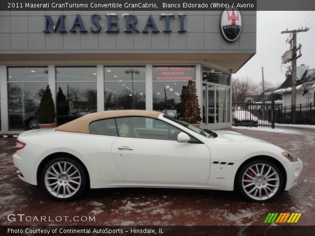2011 Maserati GranTurismo Convertible GranCabrio in Bianco Eldorado (White)