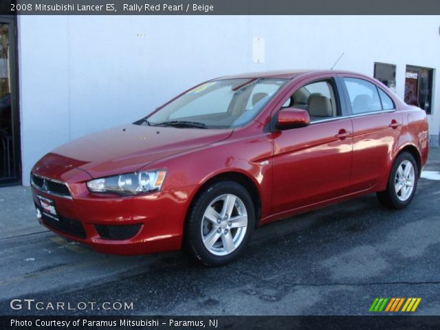 2008 Mitsubishi Lancer ES in Rally Red Pearl