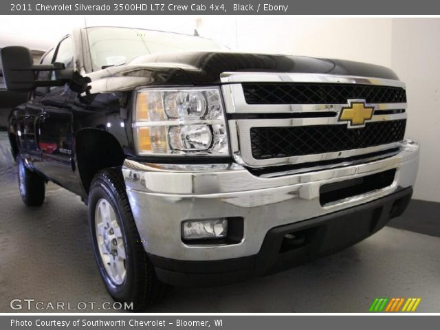 2011 Chevrolet Silverado 3500HD LTZ Crew Cab 4x4 in Black