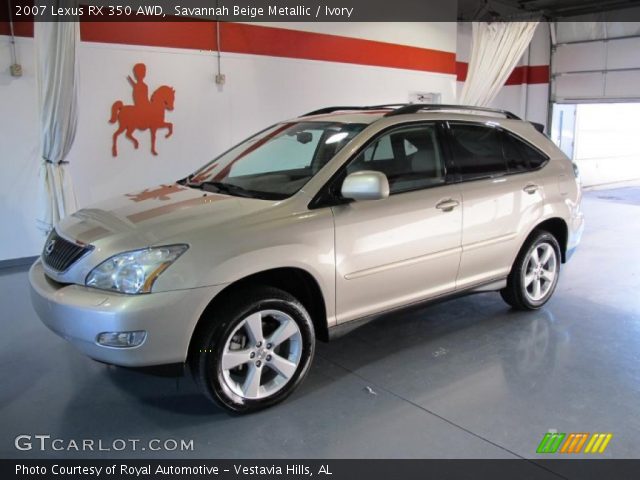 2007 Lexus RX 350 AWD in Savannah Beige Metallic
