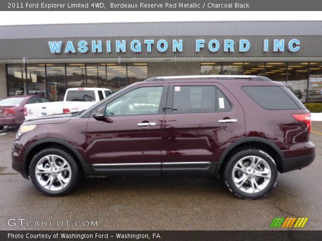 2011 Ford Explorer Limited 4WD in Bordeaux Reserve Red Metallic
