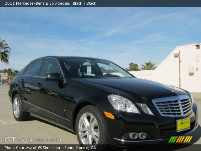 2011 Mercedes-Benz E 350 Sedan in Black