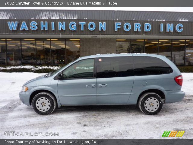 2002 Chrysler Town & Country LX in Butane Blue Metallic