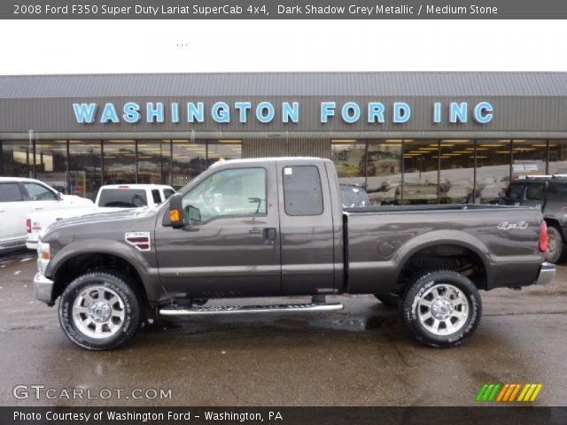 2008 Ford F350 Super Duty Lariat SuperCab 4x4 in Dark Shadow Grey Metallic