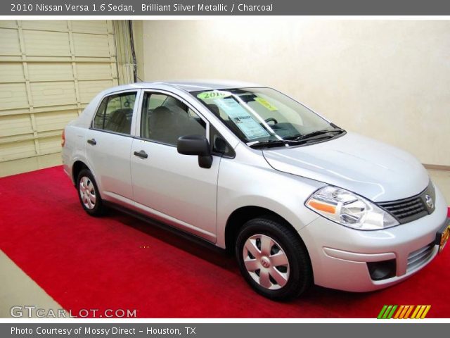 2010 Nissan Versa 1.6 Sedan in Brilliant Silver Metallic