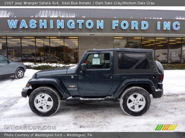 2007 Jeep Wrangler Sahara 4x4 in Steel Blue Metallic