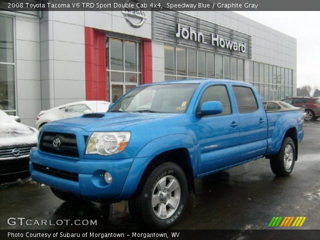 2008 Toyota Tacoma V6 TRD Sport Double Cab 4x4 in Speedway Blue