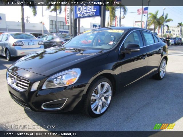 2011 Volvo S60 T6 AWD in Ember Black Metallic