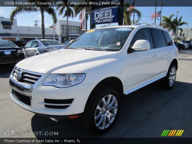 2008 Volkswagen Touareg 2 VR6 in Campanella White