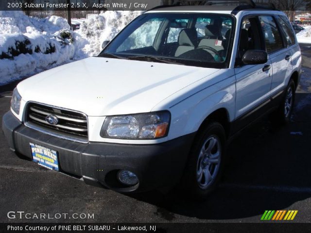 2003 Subaru Forester 2.5 X in Aspen White