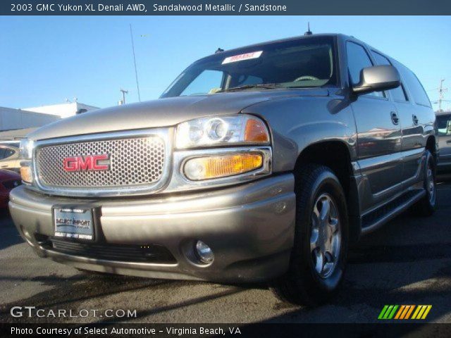 2003 GMC Yukon XL Denali AWD in Sandalwood Metallic