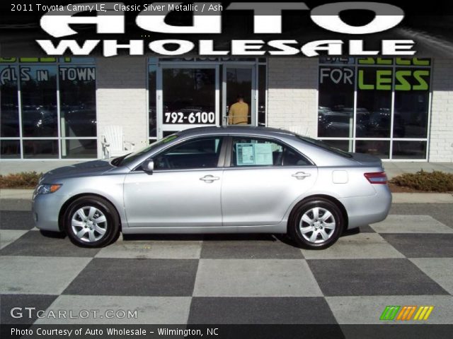 2011 Toyota Camry LE in Classic Silver Metallic