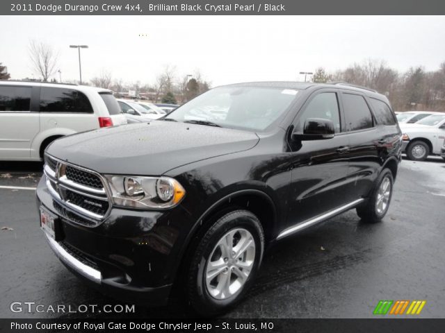 2011 Dodge Durango Crew 4x4 in Brilliant Black Crystal Pearl