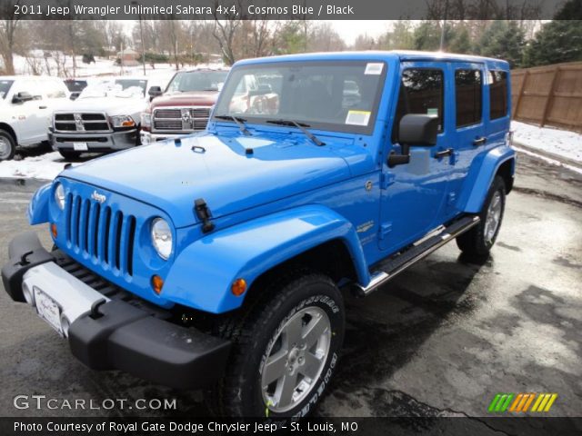 2011 Jeep Wrangler Unlimited Sahara 4x4 in Cosmos Blue