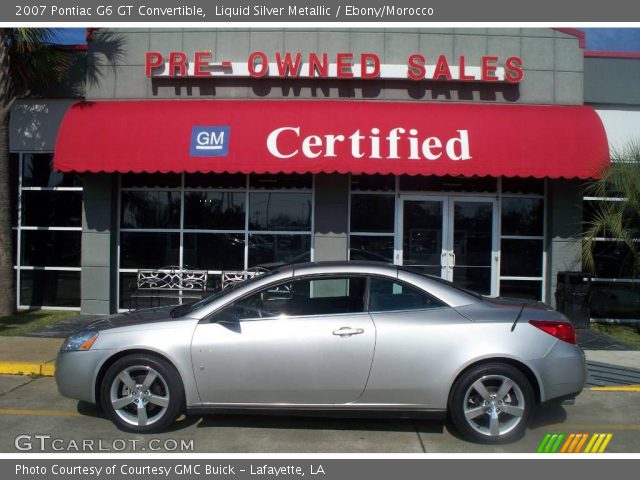 2007 Pontiac G6 GT Convertible in Liquid Silver Metallic