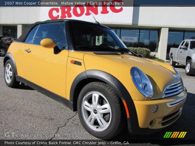 2007 Mini Cooper Convertible in Mellow Yellow