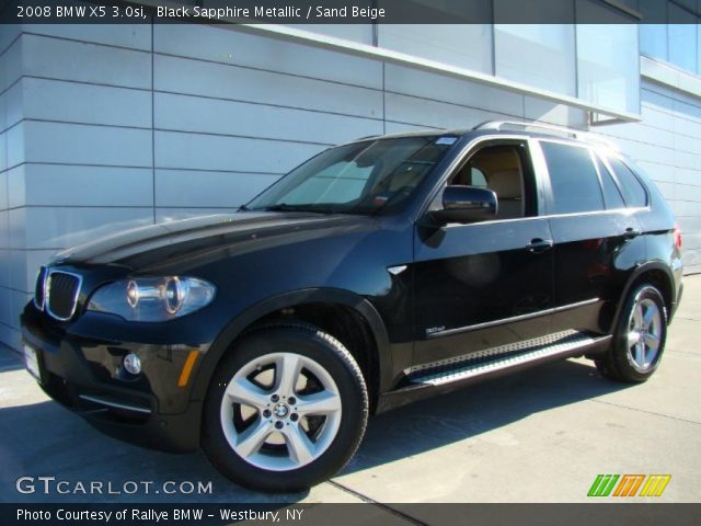 2008 BMW X5 3.0si in Black Sapphire Metallic