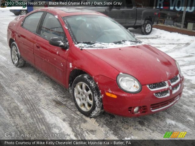 2003 Dodge Neon SXT in Blaze Red Crystal Pearl