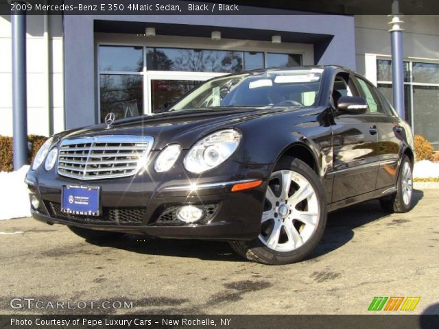 2009 Mercedes-Benz E 350 4Matic Sedan in Black