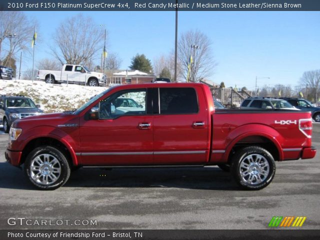 2010 Ford F150 Platinum SuperCrew 4x4 in Red Candy Metallic