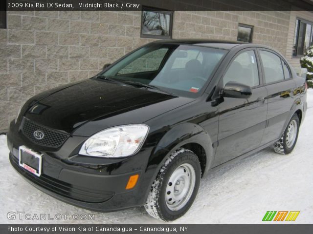 2009 Kia Rio LX Sedan in Midnight Black