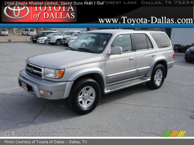 2000 Toyota 4Runner Limited in Desert Dune Pearl