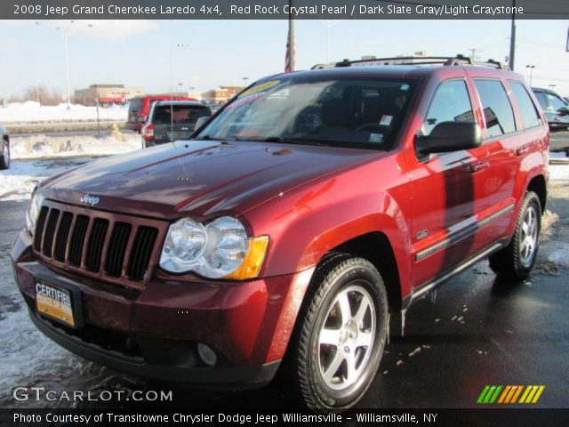 2008 Jeep Grand Cherokee Laredo 4x4 in Red Rock Crystal Pearl