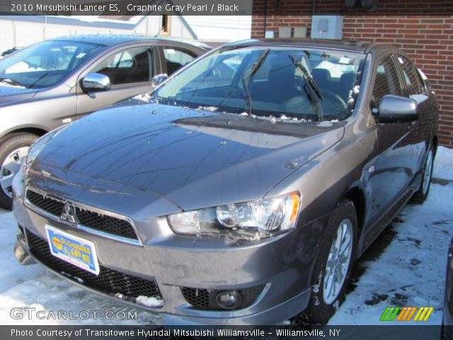 2010 Mitsubishi Lancer ES in Graphite Gray Pearl